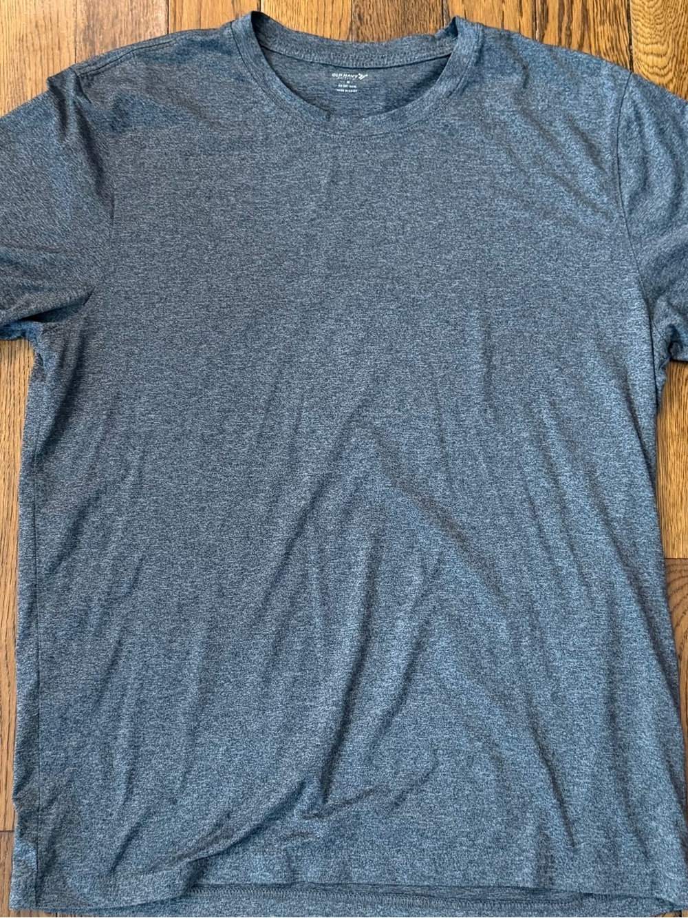 Old Navy Men's Heather Charcoal Crew Neck Tee